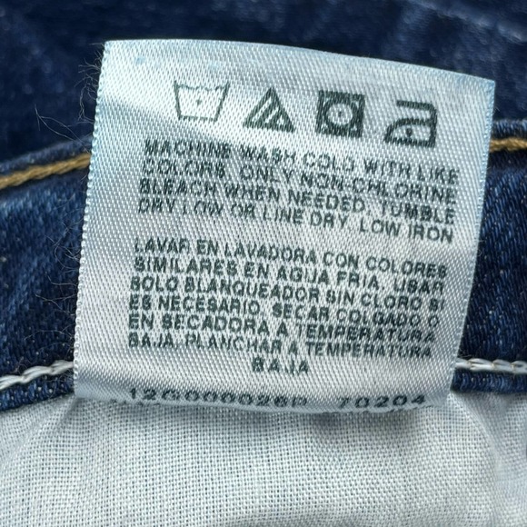 CHIC Women's Blue High Rise Medium Wash Denim Mom Straight Leg Jeans - Picture 14 of 14